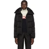 Moncler Black Bandama Shimmer Down Jacket In 999 Black