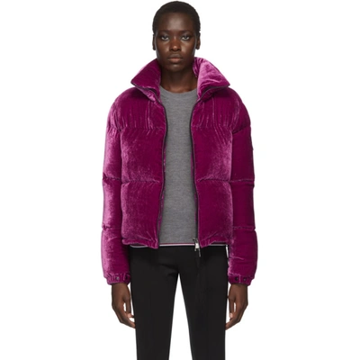 Moncler Purple Down Rimac Jacket In 644 Berry