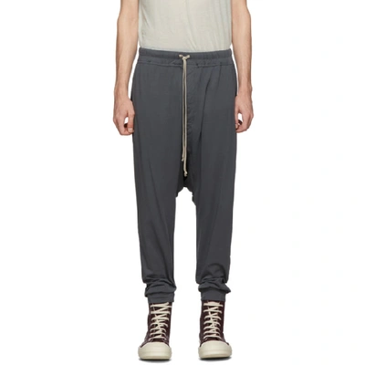 パンツ RICK OWENS DRKSHDW PRISONER DRAWSTRING RICK OWENS DRKSHDW - BLACK PRISONER DRAWSTRING TROUSERS – LE