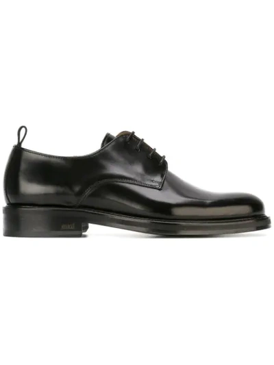 Ami Alexandre Mattiussi Black Leather Derbies ModeSens
