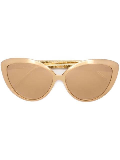 Linda Farrow Oversized Cat Eye Sunglasses Modesens 