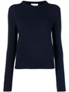 Chloé Knitted Sweatshirt In Blue