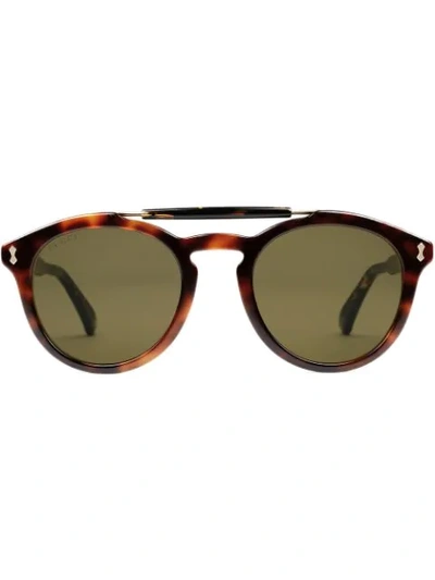 Gucci Brown Other Materials Sunglasses