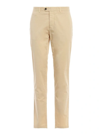 Fay Men's Beige Cotton Pants