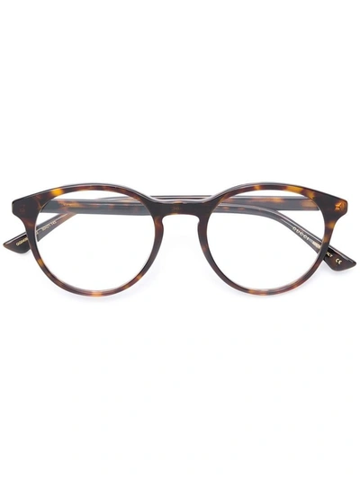 Gucci Gg0406o 002 Glasses In Brown