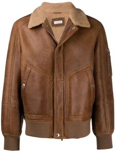 Brunello Cucinelli Brown Outerwear Jacket