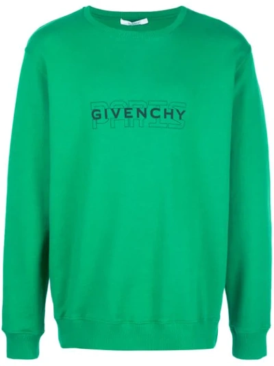 Givenchy Green Logo Sweatshirt