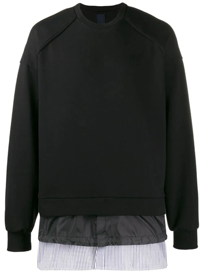 Juunj Black Cotton Sweatshirt