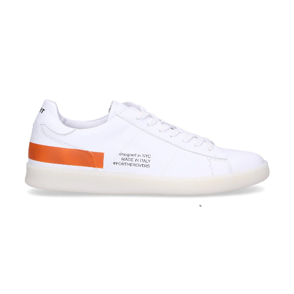 Rov White Leather Sneakers | ModeSens