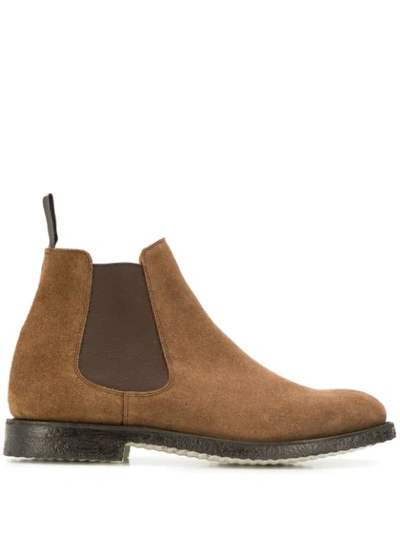 Church's Brown Leather Ankle Boots