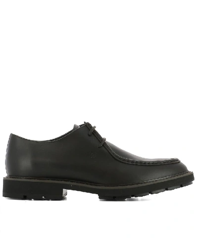 Tod's Men's Brown Leather Lace-up Shoes