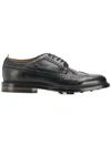 Officine Creative Brown Leather Lace-up Shoes In Black