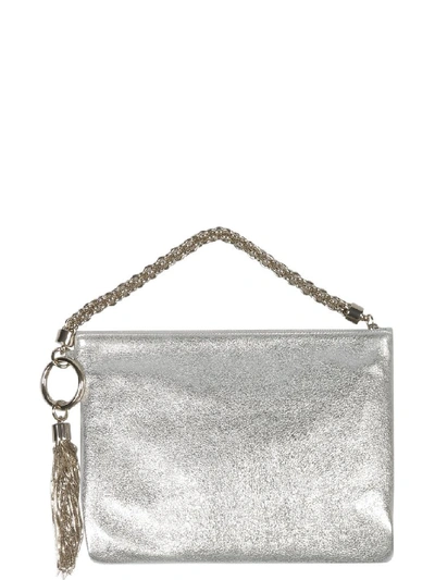 Jimmy Choo Women's Silver Leather Handbag