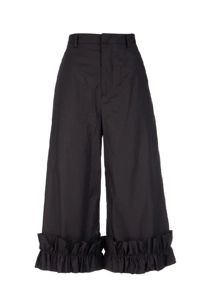 Moncler Women's Black Cotton Pants