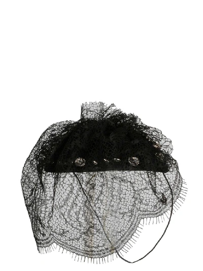 Maison Michel Women's Black Nylon Hat