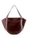 Wandler Brown Leather Handbag In Red