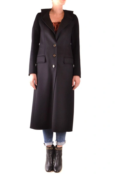 Burberry Women's Black Wool Coat