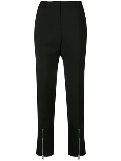 Givenchy Crepe Zipper Pants In Black