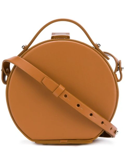 Nico Giani Brown Leather Shoulder Bag In 06 Brown