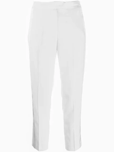 Leqarant Tapered Trousers In White