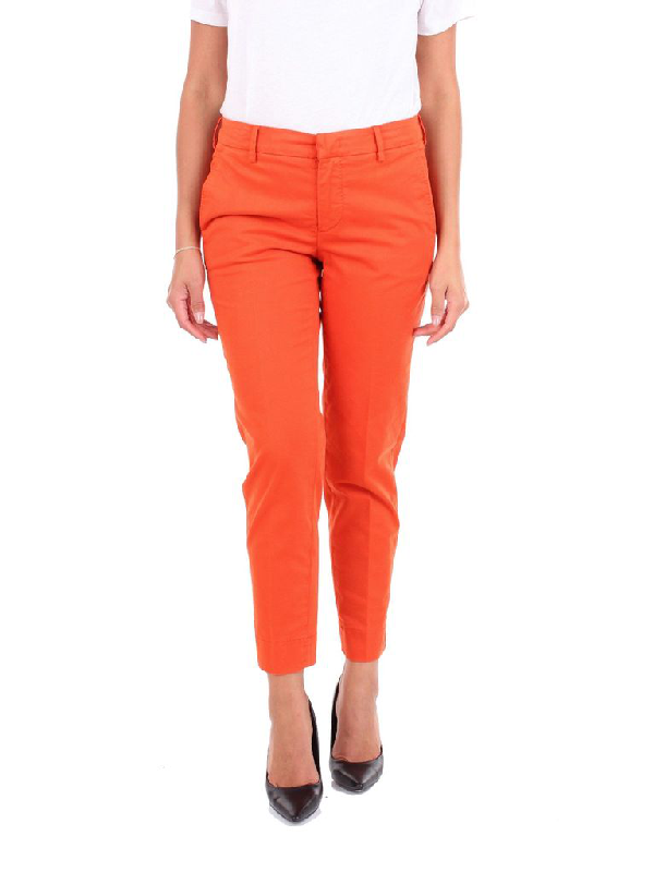 orange pants womens