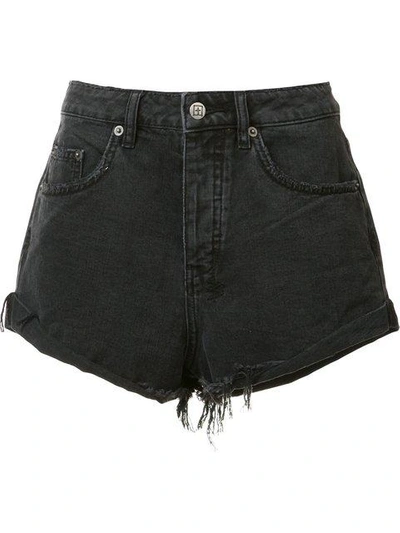 Ksubi Frayed Denim Shorts