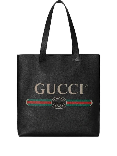 Gucci Women's Black Leather Tote