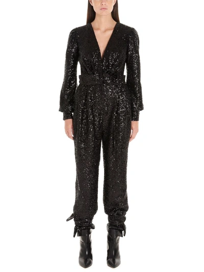 In The Mood For Love Women's Black Polyester Jumpsuit