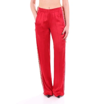 Aniye By Women's Red Synthetic Fibers Joggers