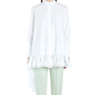 Alexander Mcqueen Women's White Cotton Shirt