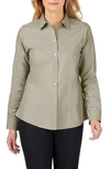 Foxcroft Dianna Cotton Non-iron Shirt In Bayleaf