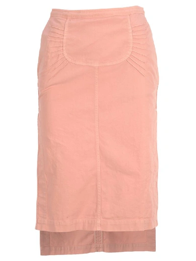 N°21 N21 Nº21 Side Slits Skirt In Pink