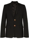 Givenchy Button-embellished Blazer In Black