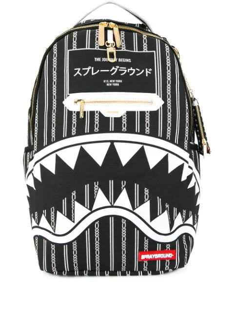 Sprayground Shark Mouth Backpack In Black | ModeSens