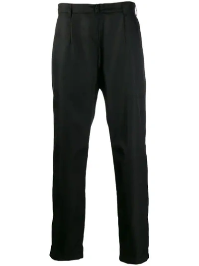 Prada Gabardine Nylon Trousers In Black