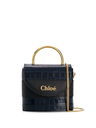 Chloé Small Any Lock Bag In Blue