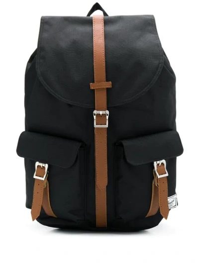Herschel Supply Co Double Pocket Backpack In Black