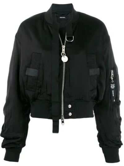 Diesel W-bresha Jacket In Black