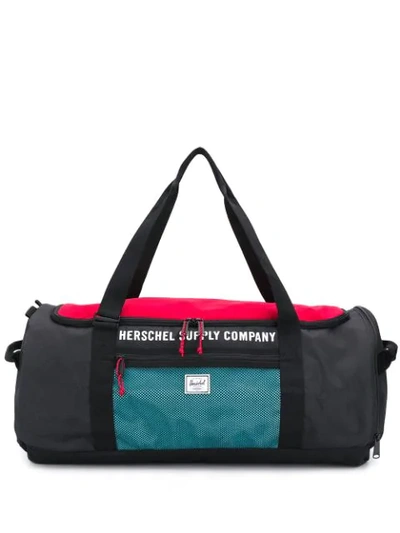 Herschel Supply Co Logo Print Holldall In Black