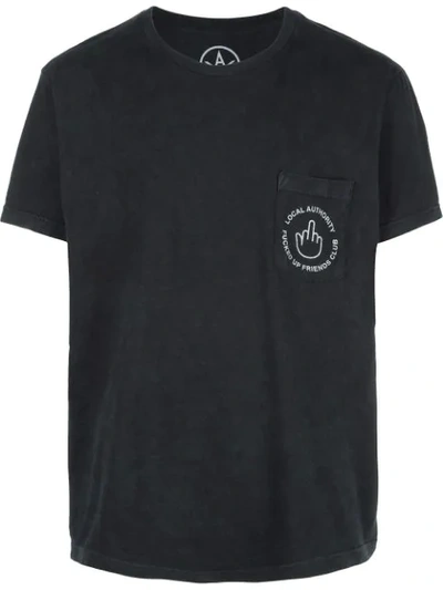 Local Authority Relaxed Fit Print T-shirt In Black