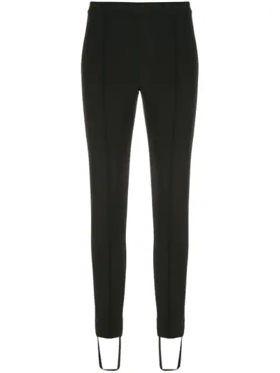 Givenchy Stretch-twill Stirrup Pants In Black