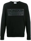 Dondup Logo Print Sweater In Black