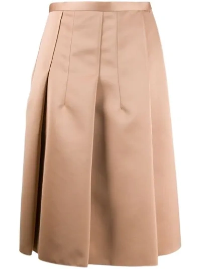 N°21 Box Pleat Skirt In Pink