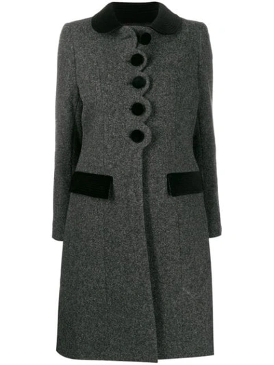 Marc Jacobs The Sunday Best Coat In Grey