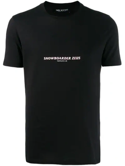 Neil Barrett Short Sleeved T-shirt In Black