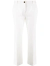Dolce & Gabbana Tailored Slim Fit Trousers In White