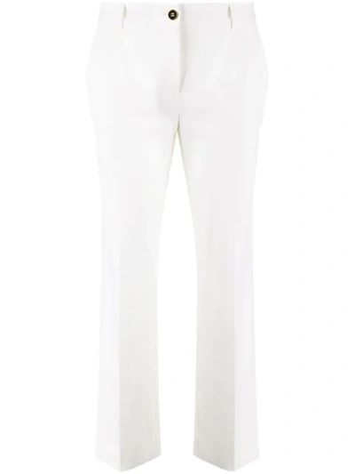 Dolce & Gabbana Tailored Slim Fit Trousers In White