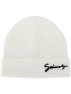 Givenchy Signature Logo Beanie In White