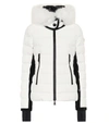 Moncler Lamoura Fur-trimmed Down Jacket In White