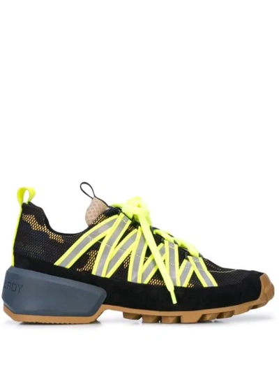 Pierre Hardy Trail Mesh Camouflaged Sneakers In Multicolor